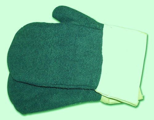 Backblechhandschuhe Backhandschuhe Ofenhandschuh Grün mit Stulpen Profiqualität